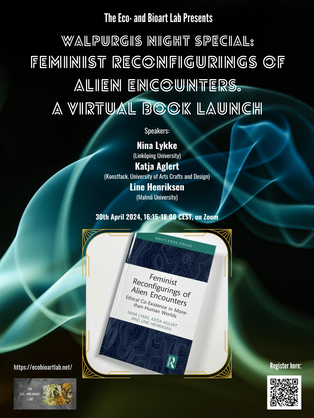Walpurgis Night Special: “Feminist Reconfigurings of Alien Encounters” – A Virtual Book Launch. 30th April,&nbsp;16:15-18:00