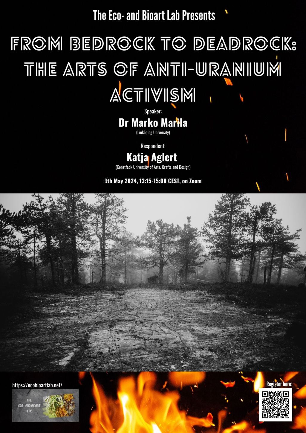 “From Bedrock to Deadrock: The Arts of Anti-Uranium Activism”: The Eco- and Bioart Lab Webinar, 9 May at 13:15-15:00&nbsp;CEST