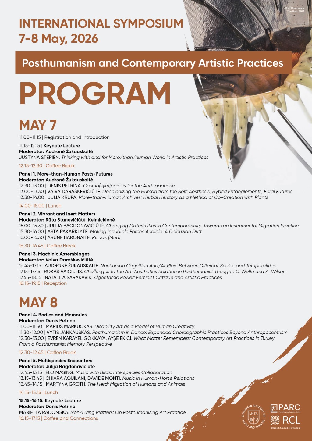 “POSTHUMANISM AND CONTEMPORARY ARTISTIC PRACTICES”: An International Symposium in&nbsp;Vilnius
